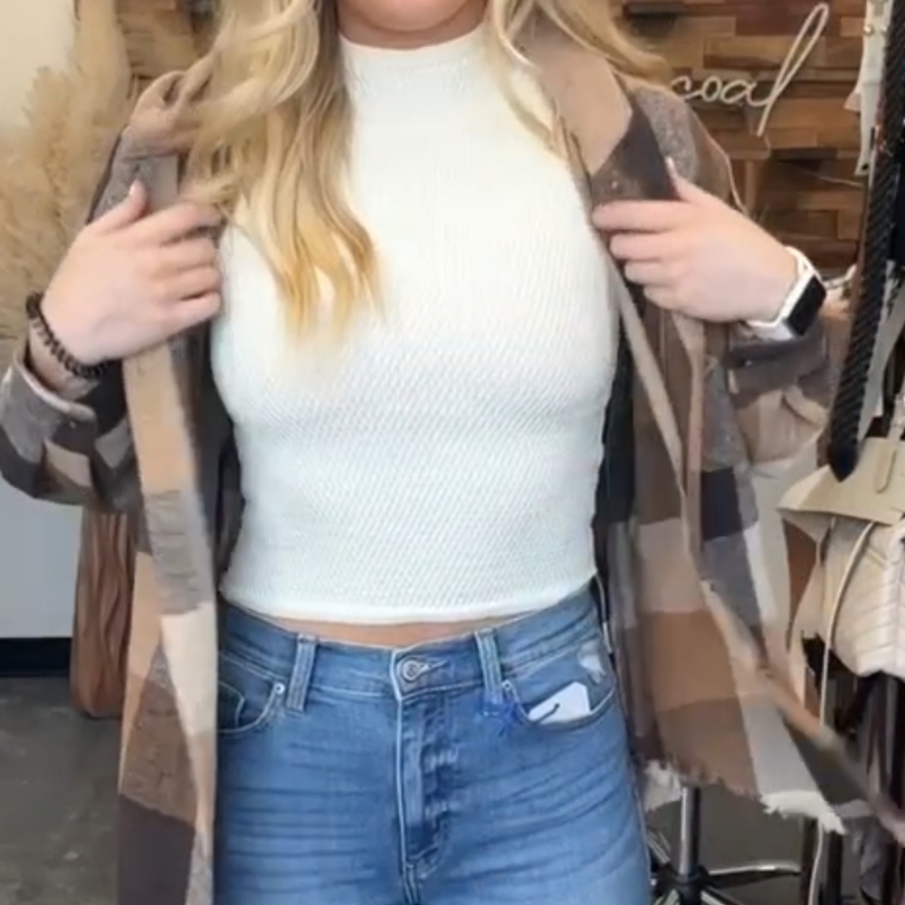 Halter Sweater Tank